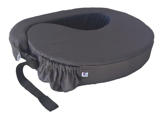 Almohada O Cojín De Lactancia Amigo, Gris Oxford, Ergonómico Con Cierre Incluye Cojín Y Funda Con Soporte Lumbar Y Broche De Liberación Rápida