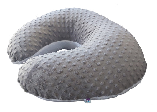 Almohada Multifuncional Color Gris, 1. Lactancia, 2. Alimentación Con Biberon 3. Previene Reflujo Gastro Esofágico 4. Apoyo Para Mantener Al Bebe Sentado 5. Soporte Para Estimular El Gateo