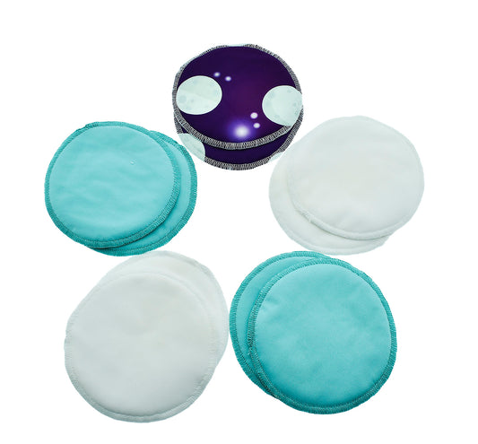 5 Pares De Protectores De Lactancia, Anatómicos Ecológicos, 3 Colores, Triple Capa