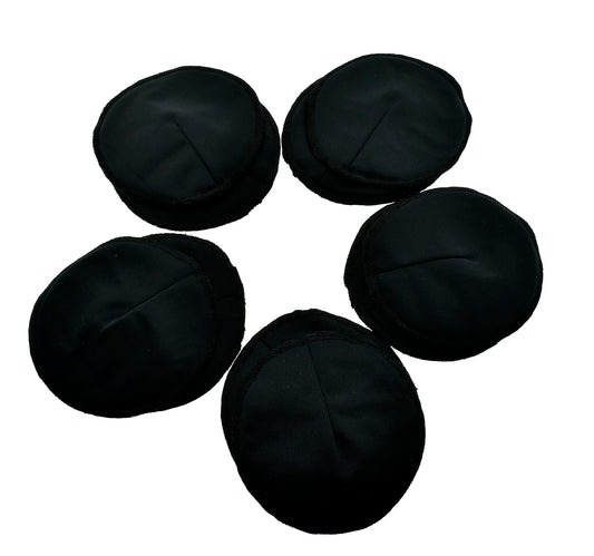 5 Pares De Protectores De Lactancia, Anatómicos Ecológicos, Color Negro, Triple Capa