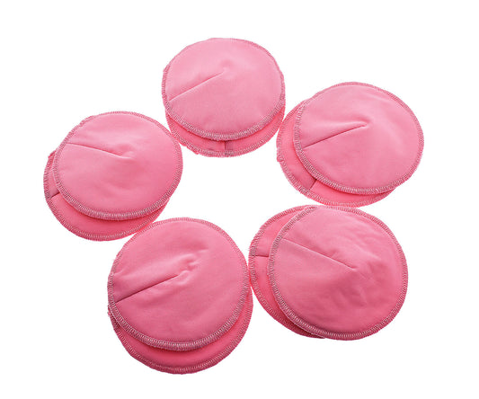 5 Pares De Protectores De Lactancia, Anatómicos Ecológicos, Color Rosa , Triple Capa